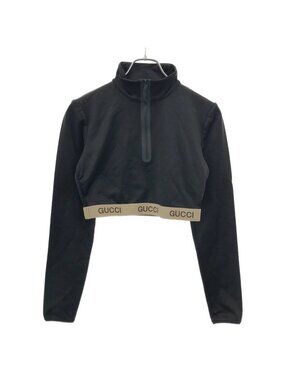 Gucci Half Zip Top Fitness Wear Black